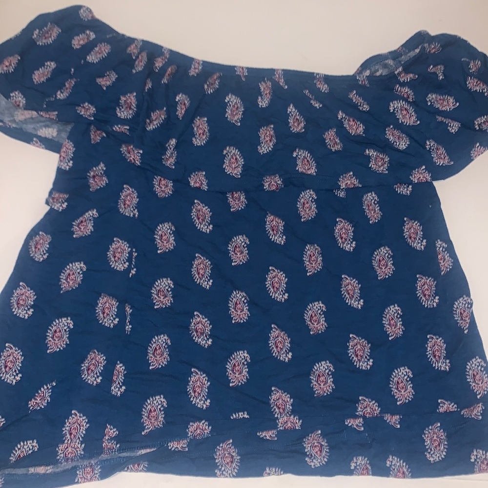 Pattern Blue Top